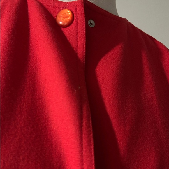 Weekend Red Button-Up Coat - Picture 8 of 9